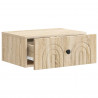 Wisząca Szafka Nocna 2 pcs dąb Sonoma 49 x 34,5 x 20 cm