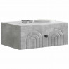 Wisząca Szafka Nocna 2 pcs Betonowy szary 49 x 34,5 x 20 cm