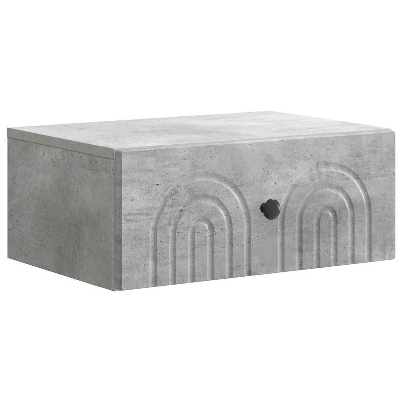 Wisząca Szafka Nocna 2 pcs Betonowy szary 49 x 34,5 x 20 cm