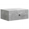 Wisząca Szafka Nocna 2 pcs Betonowy szary 49 x 34,5 x 20 cm