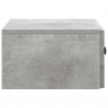 Wisząca Szafka Nocna 2 pcs Betonowy szary 49 x 34,5 x 20 cm
