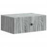 Wisząca Szafka Nocna 2 pcs Szary Sonoma 49 x 34,5 x 20 cm