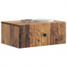 Wisząca Szafka Nocna 2 pcs Stare drewno 49 x 34,5 x 20 cm