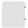 Wisząca Szafka Nocna z szufladą 2 pcs Biały 33 x 34,5 x 40 cm