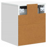 Wisząca Szafka Nocna z szufladą 2 pcs Biały 33 x 34,5 x 40 cm