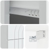 Wisząca Szafka Nocna z szufladą 2 pcs Biały 33 x 34,5 x 40 cm