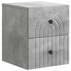Wisząca Szafka Nocna Betonowy szary 33 x 34,5 x 40 cm