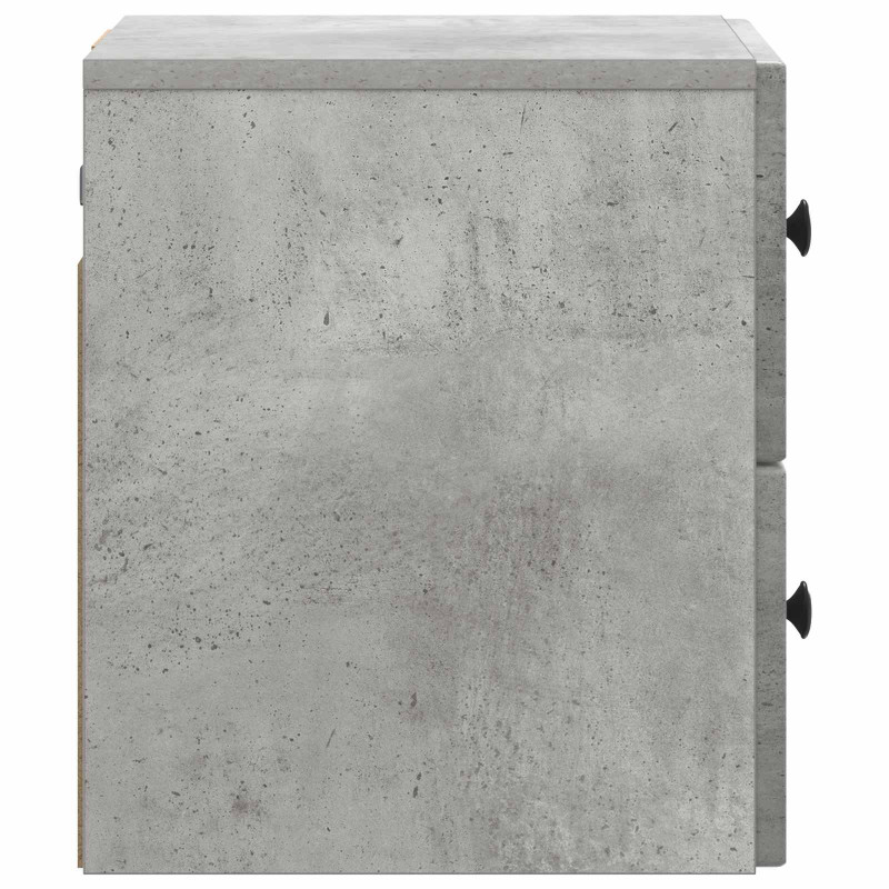 Wisząca Szafka Nocna Betonowy szary 33 x 34,5 x 40 cm