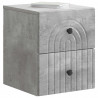 Wisząca Szafka Nocna 2 pcs Betonowy szary 33 x 34,5 x 40 cm