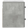 Wisząca Szafka Nocna 2 pcs Betonowy szary 33 x 34,5 x 40 cm