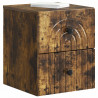 Wisząca Szafka Nocna 2 pcs Dąb wędzony 33 x 34,5 x 40 cm