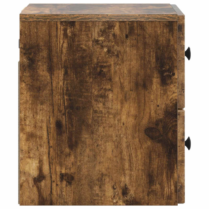 Wisząca Szafka Nocna 2 pcs Dąb wędzony 33 x 34,5 x 40 cm