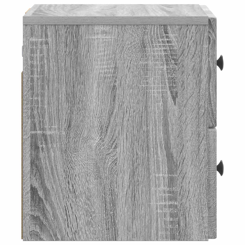 Wisząca Szafka Nocna 2 pcs Szary Sonoma 33 x 34,5 x 40 cm