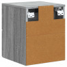 Wisząca Szafka Nocna 2 pcs Szary Sonoma 33 x 34,5 x 40 cm