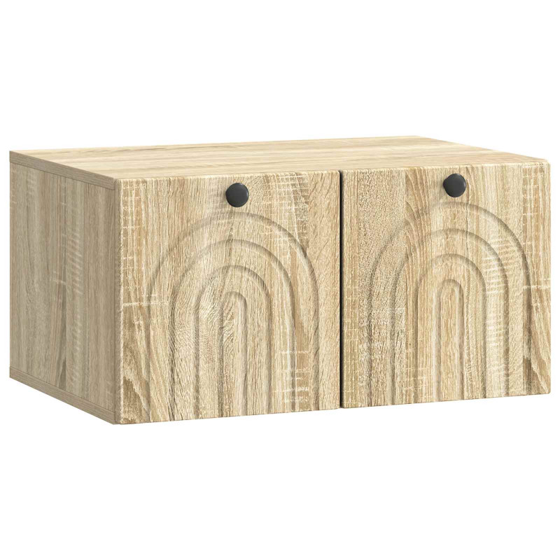 Szafka RTV montowana na ścianie dąb Sonoma 59,5 x 41 x 30 cm