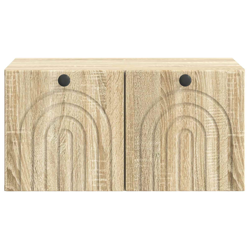 Szafka RTV montowana na ścianie dąb Sonoma 59,5 x 41 x 30 cm