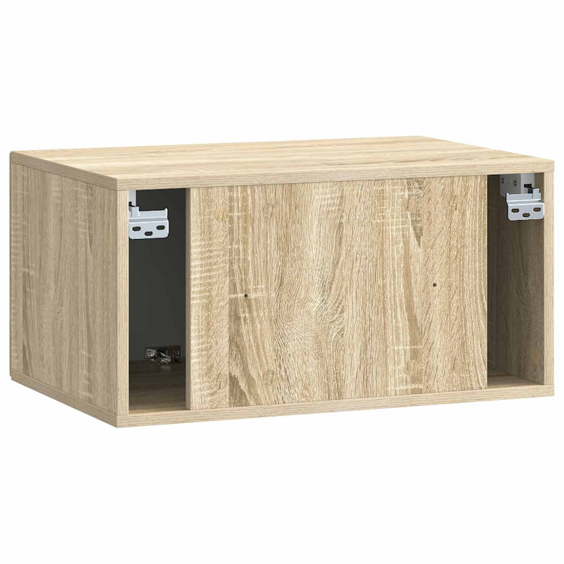 Szafka RTV montowana na ścianie dąb Sonoma 59,5 x 41 x 30 cm