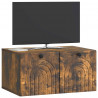 Szafka RTV montowana na ścianie Dąb wędzony 59,5 x 41 x 30 cm