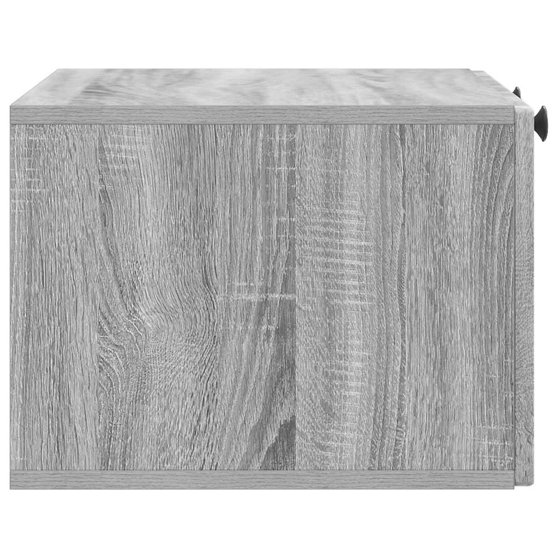 Szafka RTV montowana na ścianie Szary Sonoma 59,5 x 41 x 30 cm