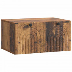 Szafka RTV montowana na ścianie Stare drewno 59,5 x 41 x 30 cm