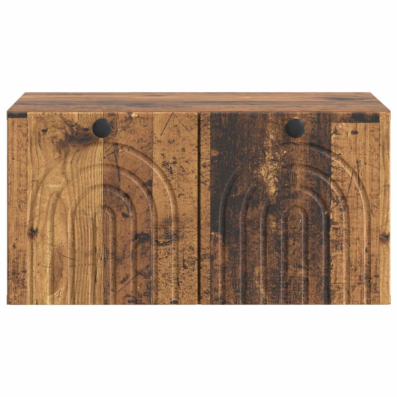 Szafka RTV montowana na ścianie Stare drewno 59,5 x 41 x 30 cm