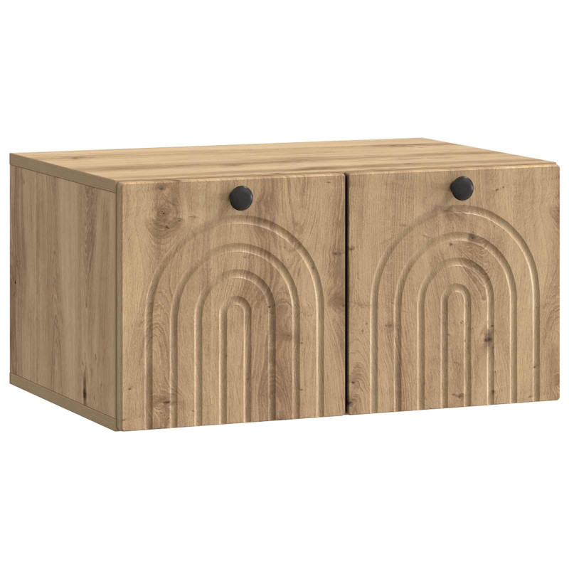 Szafka RTV montowana na ścianie Dąb artisan 59,5 x 41 x 30 cm