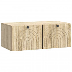 Szafka RTV montowana na ścianie dąb Sonoma 78,5 x 41 x 30 cm