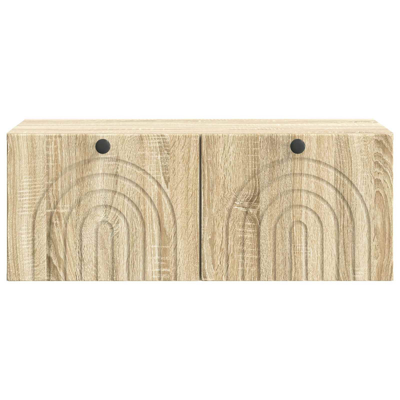 Szafka RTV montowana na ścianie dąb Sonoma 78,5 x 41 x 30 cm