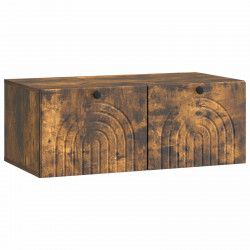 Szafka RTV montowana na ścianie Dąb wędzony 78,5 x 41 x 30 cm