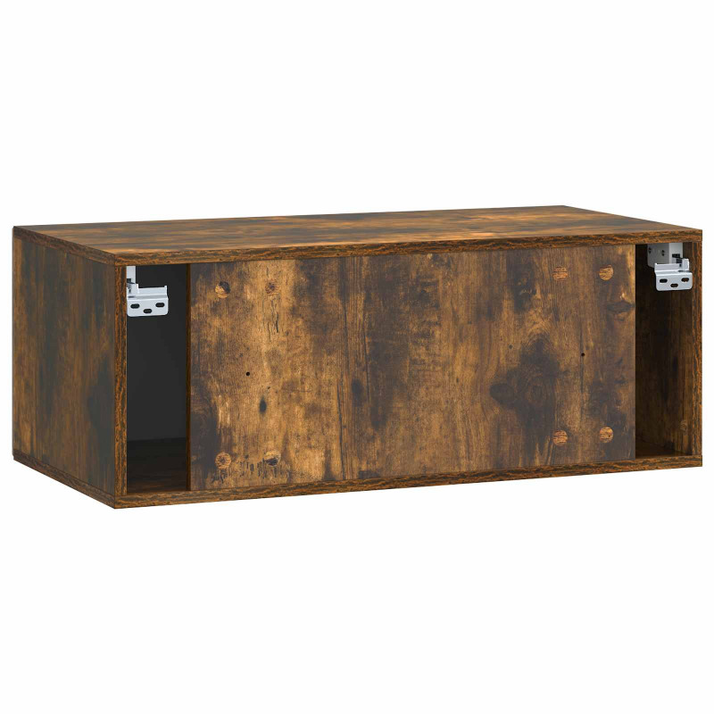 Szafka RTV montowana na ścianie Dąb wędzony 78,5 x 41 x 30 cm