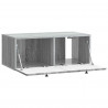 Szafka RTV montowana na ścianie Szary Sonoma 78,5 x 41 x 30 cm