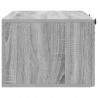 Szafka RTV montowana na ścianie Szary Sonoma 78,5 x 41 x 30 cm