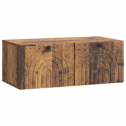Szafka RTV montowana na ścianie Stare drewno 78,5 x 41 x 30 cm