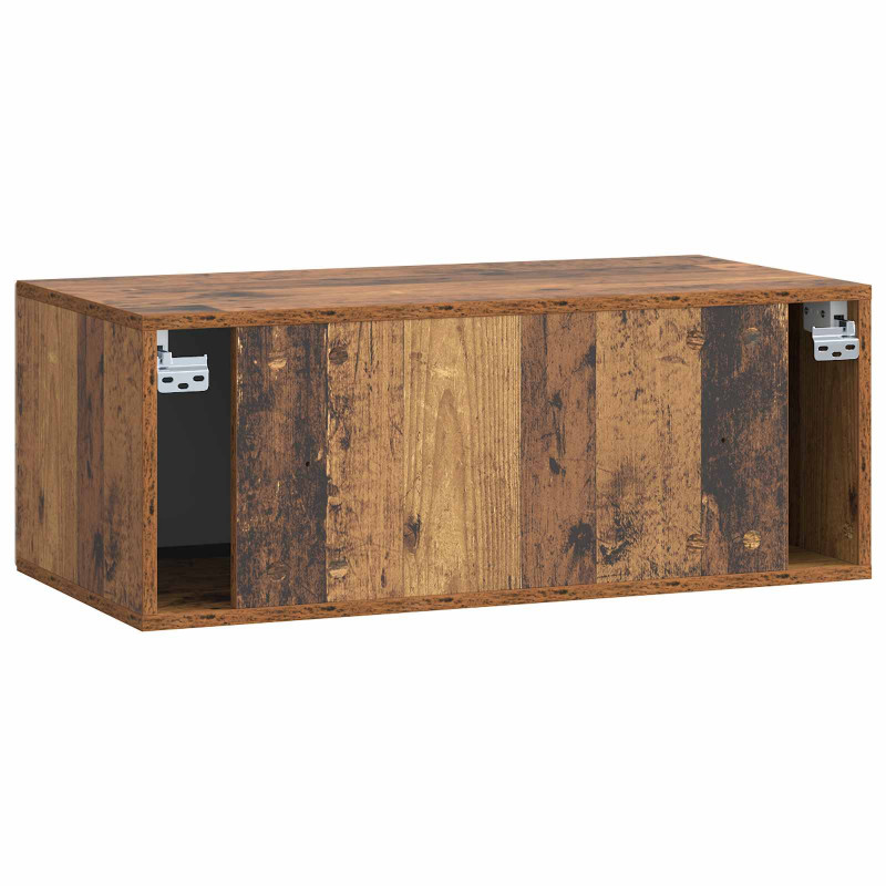Szafka RTV montowana na ścianie Stare drewno 78,5 x 41 x 30 cm