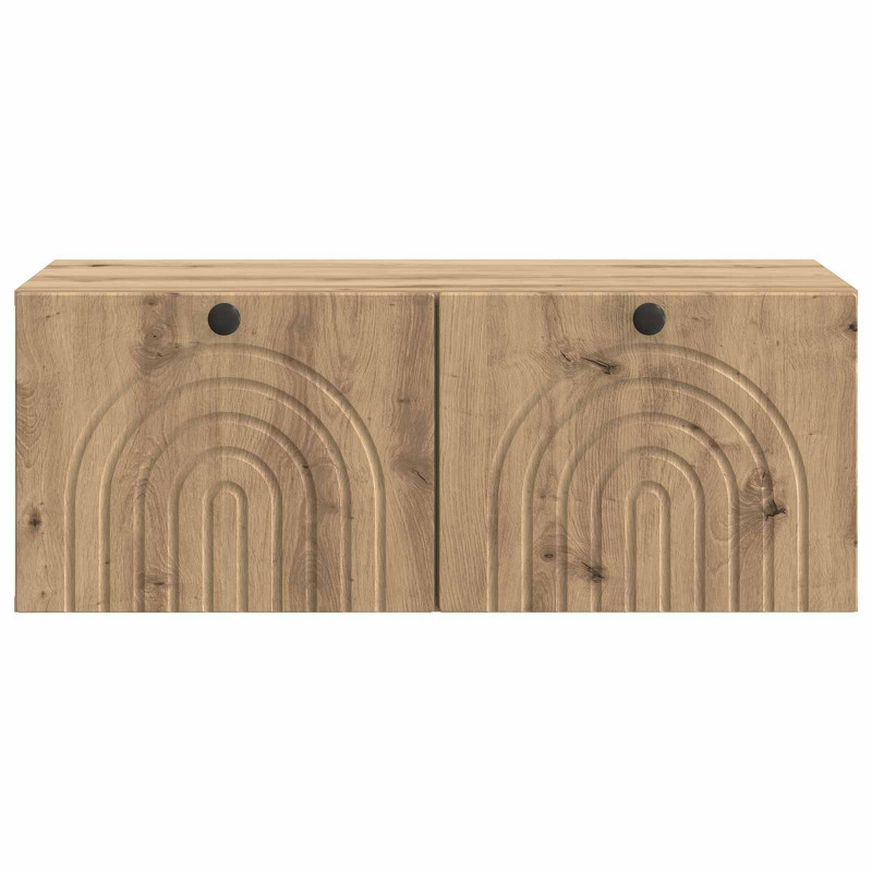 Szafka RTV montowana na ścianie Dąb artisan 78,5 x 41 x 30 cm