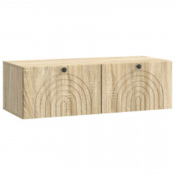 Szafka RTV montowana na ścianie dąb Sonoma 98 x 41 x 30 cm