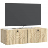 Szafka RTV montowana na ścianie dąb Sonoma 98 x 41 x 30 cm