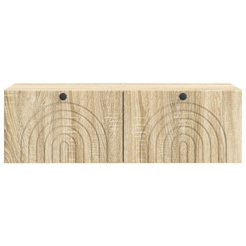 Szafka RTV montowana na ścianie dąb Sonoma 98 x 41 x 30 cm
