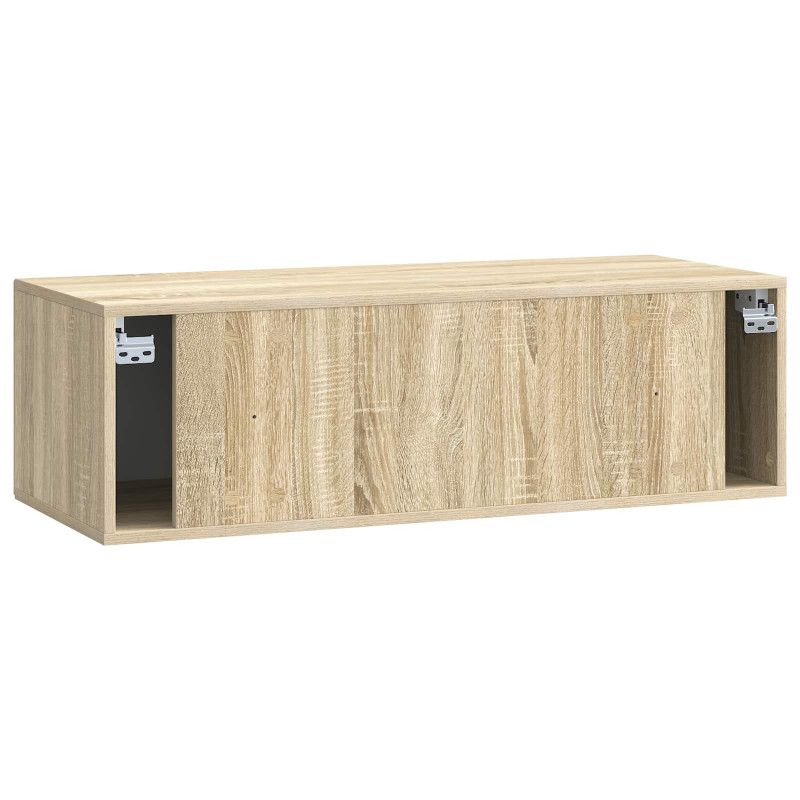 Szafka RTV montowana na ścianie dąb Sonoma 98 x 41 x 30 cm