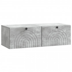 Szafka RTV montowana na ścianie Betonowy szary 99 x 41 x 30 cm