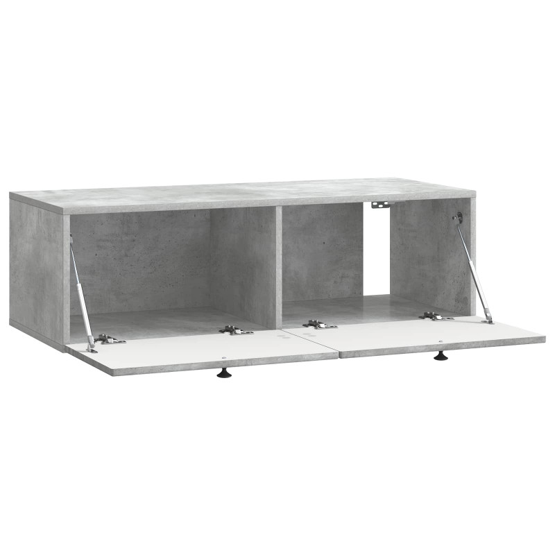 Szafka RTV montowana na ścianie Betonowy szary 99 x 41 x 30 cm