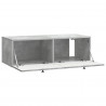 Szafka RTV montowana na ścianie Betonowy szary 99 x 41 x 30 cm