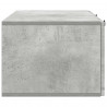 Szafka RTV montowana na ścianie Betonowy szary 99 x 41 x 30 cm