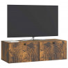 Szafka RTV montowana na ścianie Dąb wędzony 99 x 41 x 30 cm
