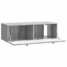 Szafka RTV montowana na ścianie Szary Sonoma 99 x 41 x 30 cm