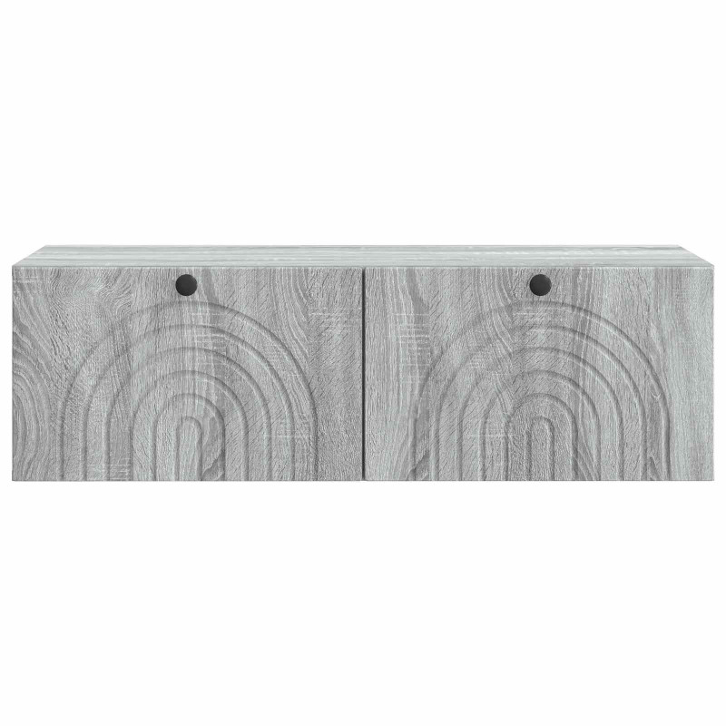 Szafka RTV montowana na ścianie Szary Sonoma 99 x 41 x 30 cm