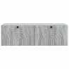Szafka RTV montowana na ścianie Szary Sonoma 99 x 41 x 30 cm