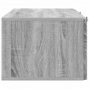 Szafka RTV montowana na ścianie Szary Sonoma 99 x 41 x 30 cm