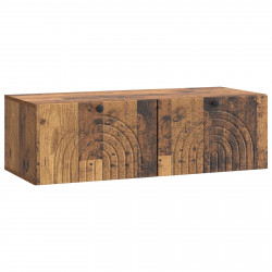 Szafka RTV montowana na ścianie Stare drewno 99 x 41 x 30 cm