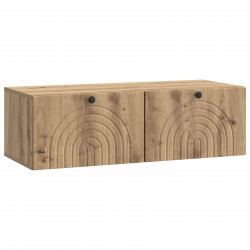 Szafka RTV montowana na ścianie Dąb artisan 99 x 41 x 30 cm